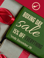 Boxing Day Sale | 15% Off 