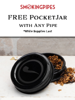 Receive A Free PocketJar With Any Pipe Purchased